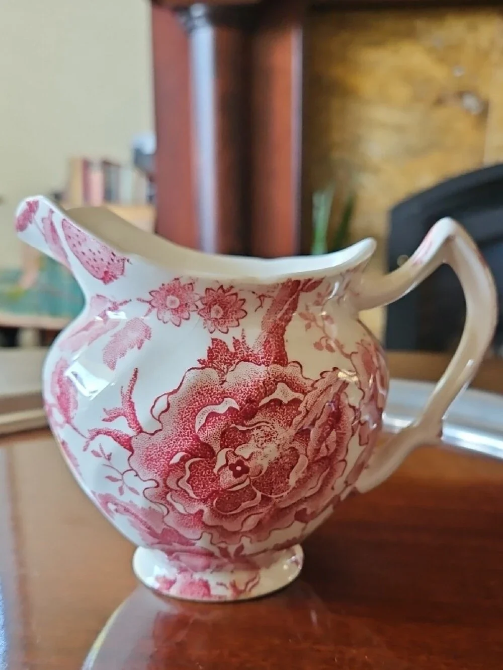 Johnson Brothers VTG English Chippendale Pink Red 4.5